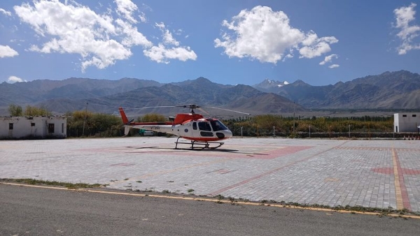 Ladakh Resumes Helicopter Services To Boost Connectivity In Winter Months