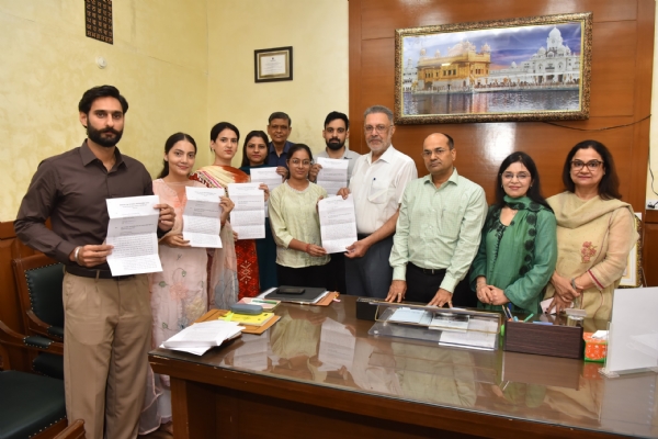 Minister Dr Balbir Singh handed over appointment letters to newly recruited Officers