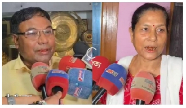 Image of the Lovlina’s father Tiken Borgohain and mother Mamoni Borgohain. Image of the Lovlina’s father Tiken Borgohain and mother Mamoni Borgohain.