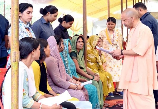 Chief Minister Yogi Adityanath organised Janta Darshan on Wednesday