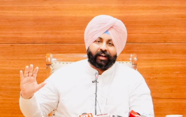 Education Minister Harjot Singh Bains