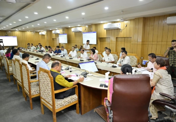 Minister Ajanta Neog Reviewing Women & Child Development Works in Udalguri and Darrang.
