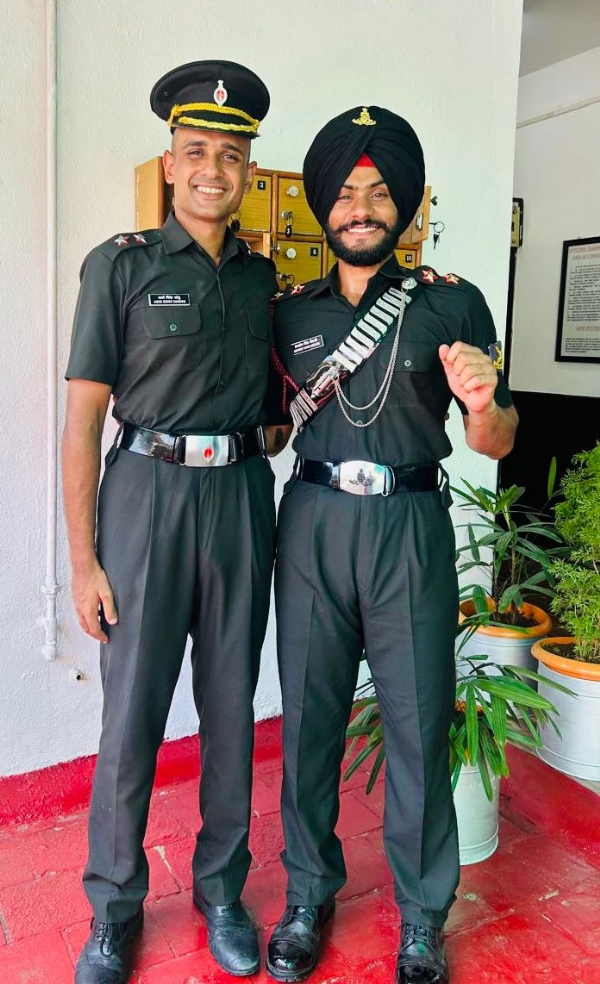 MRSAFPI cadets Ishpreet Singh Dhillon and Arsh Singh