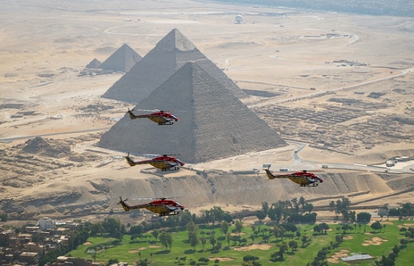 IAF’s Sarang Helicopter Team Arrives in Egypt for Al Alamein International Airshow