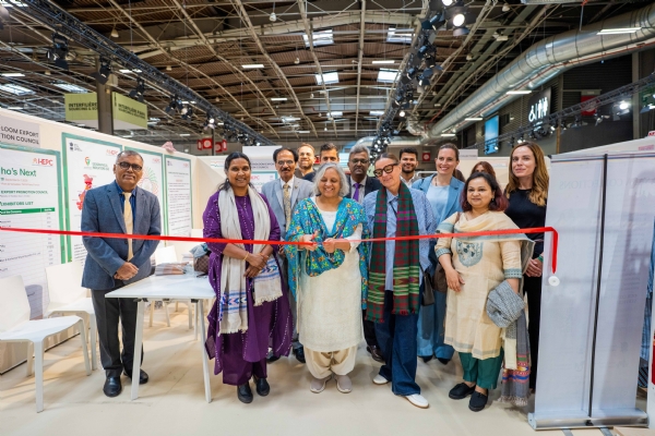 Textile Secretary Neelam Shami Rao in Paris.
