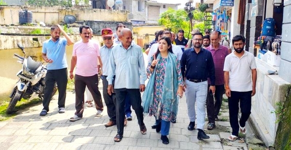 Devyani allocates Rs 12.5 lakh for Shamshan Ghat road, protection work in Durga Vihar