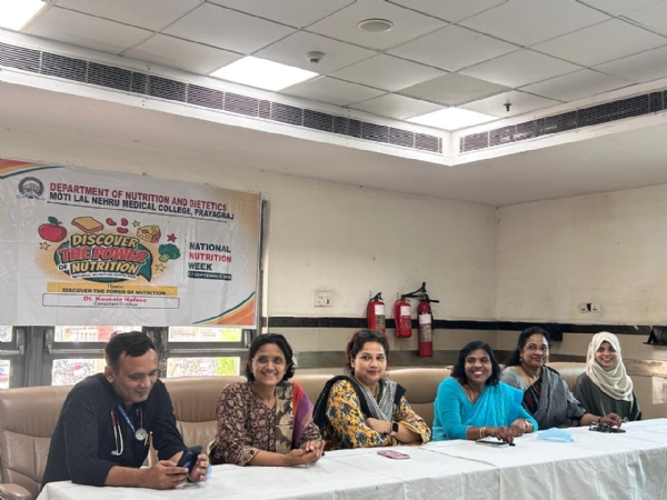Nutrition awareness prog held on Monday at PMSSY building of Swarup Rani Nehru Hospital Nutrition awareness prog held on Monday at PMSSY building of Swarup Rani Nehru Hospital