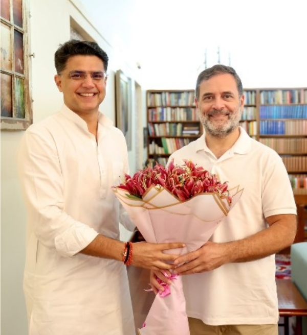 Sachin Pilot with Rahul Gandhi Sachin Pilot with Rahul Gandhi