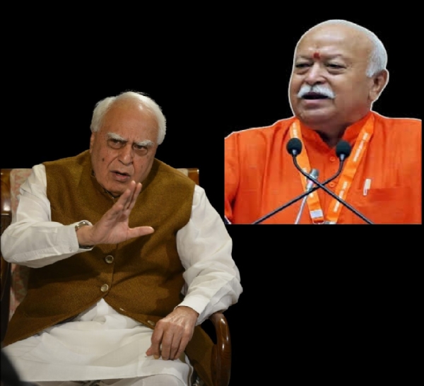 Kapil Sibal and Dr Bhagwat ji Kapil Sibal and Dr Bhagwat ji