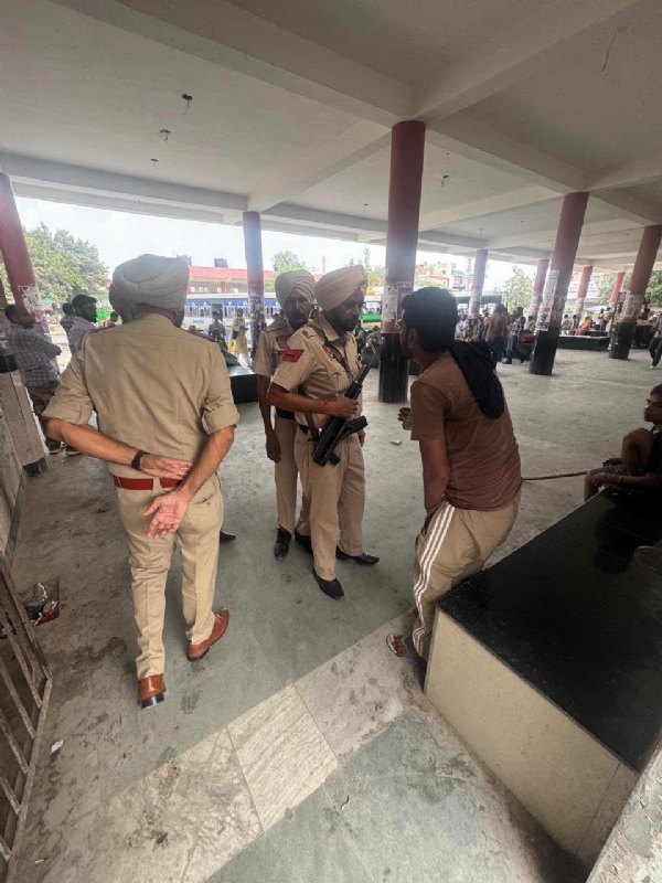 Bathinda Police during checking