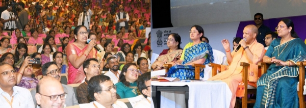 Uttar Pradesh Chief Minister Yogi Adityanath on Wednesday held a direct dialogue with Anganwadi workers